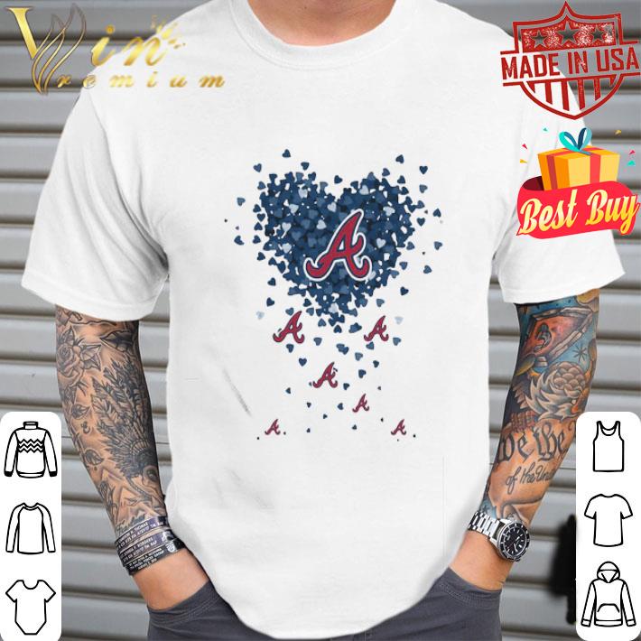 Love Atlanta Braves Baseball Logo Tiny Shape Hearts shirt
