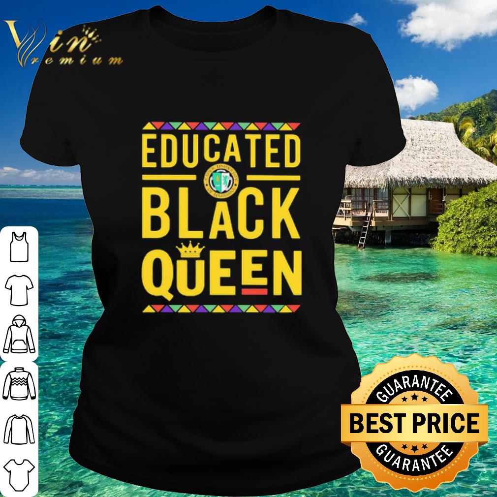 Cool Educated Black Queen Xavier University Of Louisiana shirt