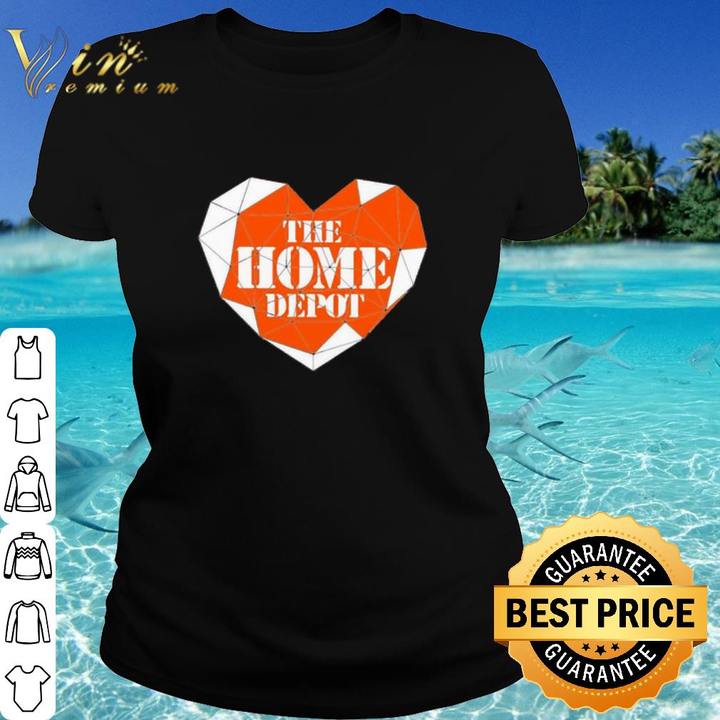 Top The home depot heart diamond shirt