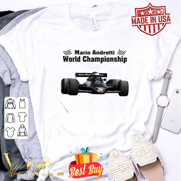 Mario Andretti World Championship Flag shirt
