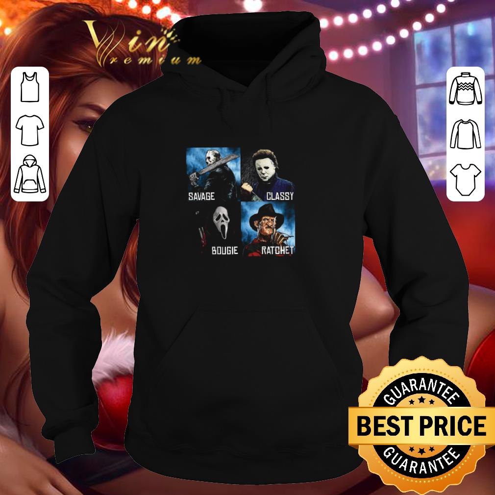 067ce585 horror film characters savage classy bougie ratchet shirt 4 - Horror film characters savage classy bougie ratchet shirt