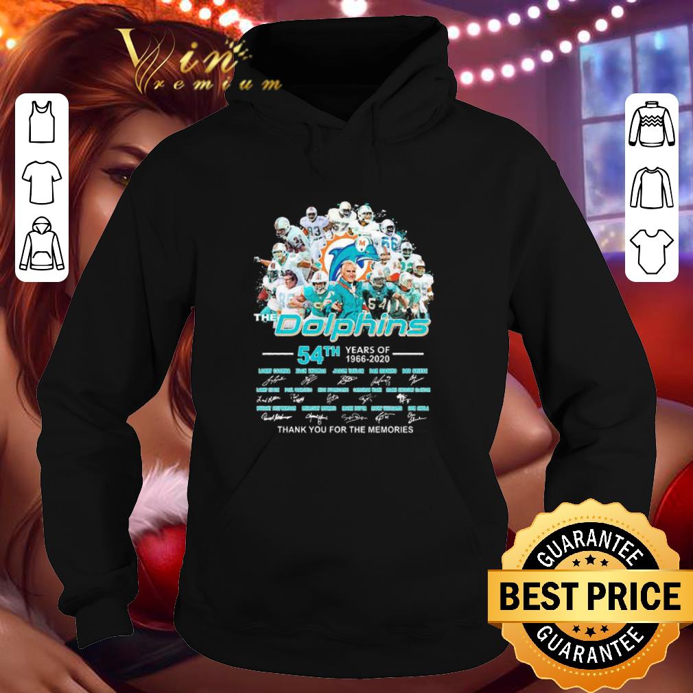The Dolphins 54th years of 1966 2020 thank You for the memories signatures shirt 11193094 the dolphins 54th years of 1966 2020 thank you for the memories signatures shirt 4 - The Dolphins 54th years of 1966 2020 thank You for the memories signatures shirt