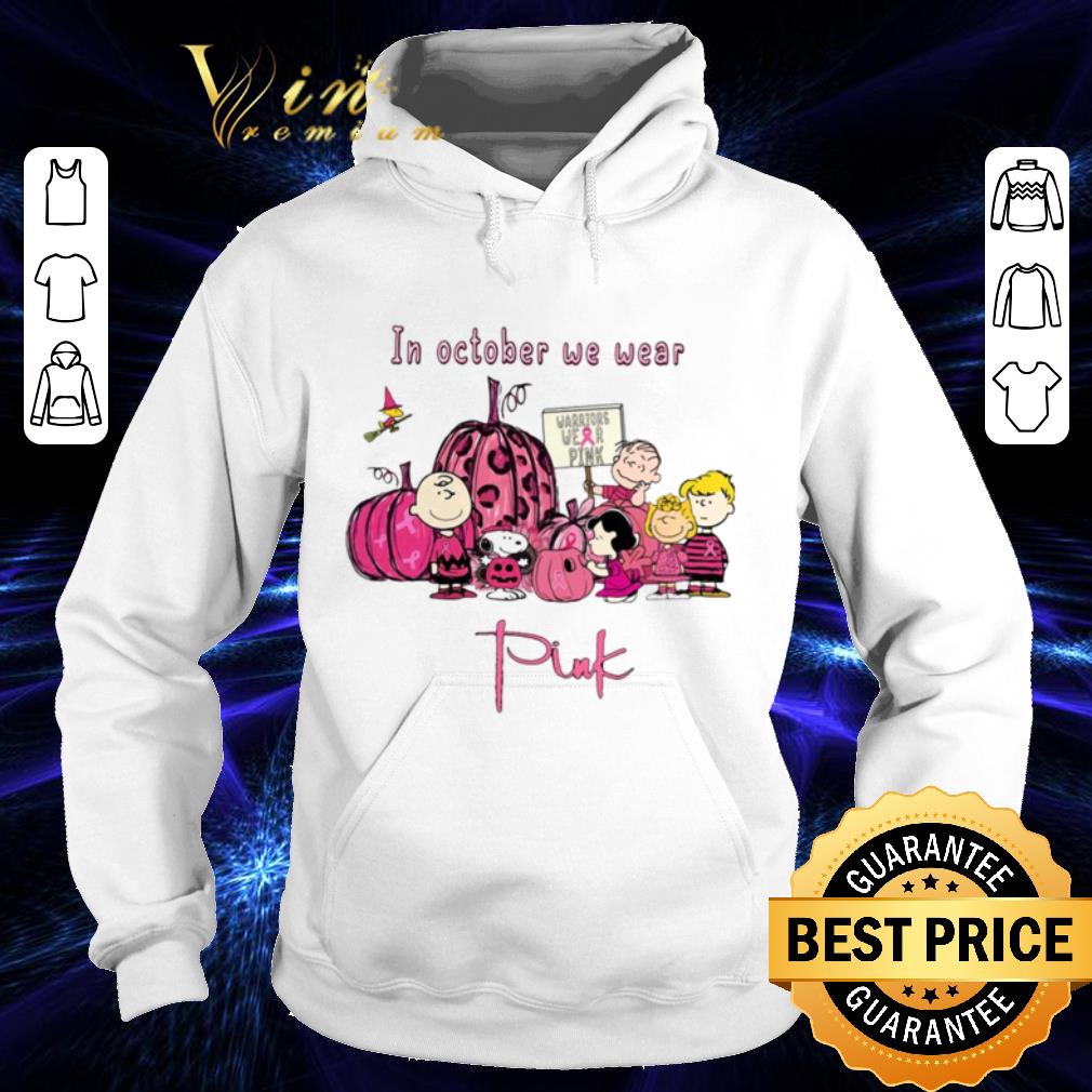 Peanuts Characters In October We Wear Pink Breast Cancer Halloween shirt 13a2ac8e peanuts characters in october we wear pink breast cancer halloween shirt 4 - Peanuts Characters In October We Wear Pink Breast Cancer Halloween shirt