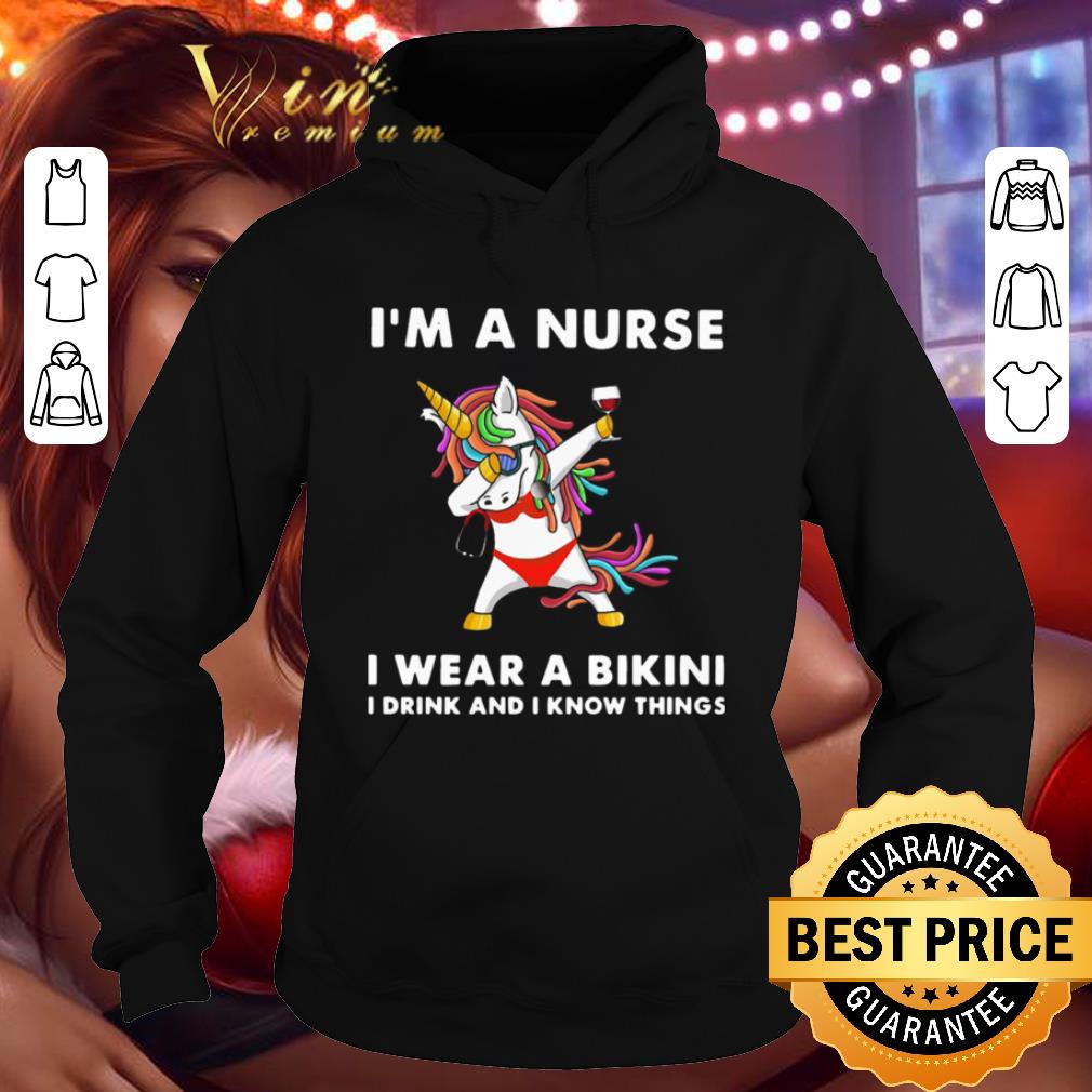 Dabbing Unicorn I’m A Nurse I Wear A Bikini I Drink And I Know Things shirt 14084a2f dabbing unicorn i m a nurse i wear a bikini i drink and i know things shirt 4 - Dabbing Unicorn I’m A Nurse I Wear A Bikini I Drink And I Know Things shirt