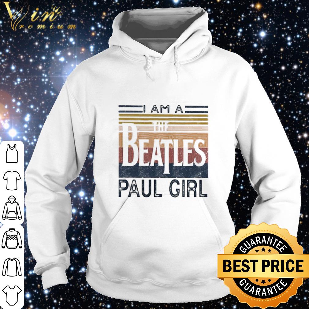 19a8e40a original paul mccartney i am a the beatles paul girl vintage shirt 4 - Original Paul McCartney I Am A The Beatles Paul Girl Vintage shirt