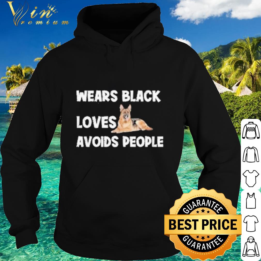2ca005fa top german shepherd wears black loves avoids people shirt 4 - Top German Shepherd Wears Black loves avoids people shirt
