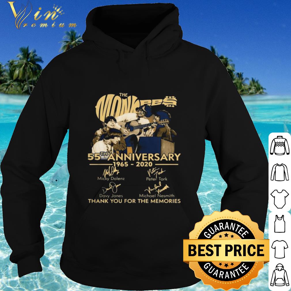2f9c20ab top the monkees band 55 years anniversary 1965 2020 signatures shirt 4 - Top The Monkees Band 55 Years Anniversary 1965–2020 Signatures shirt