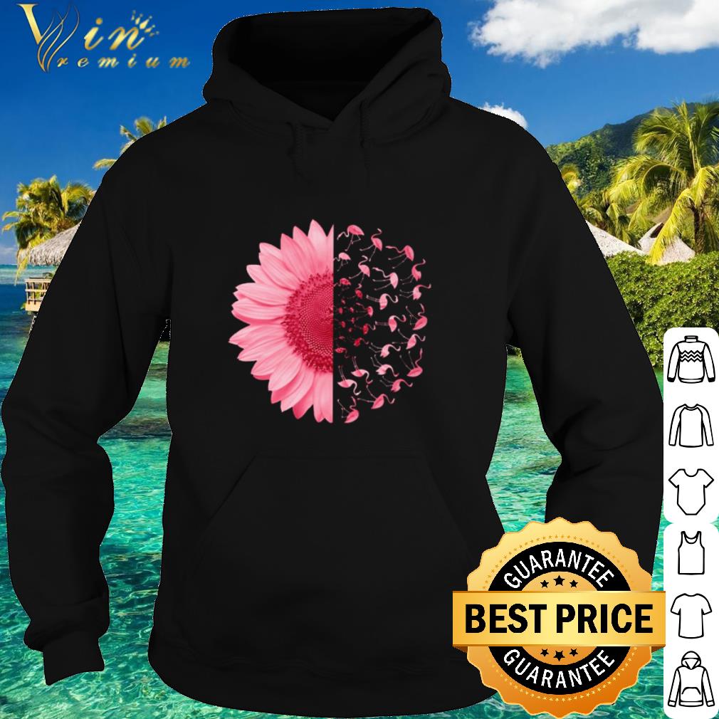 36bcd465 official flamingos sunflower pink breast cancer awareness shirt 4 - Official Flamingos Sunflower Pink Breast cancer awareness shirt