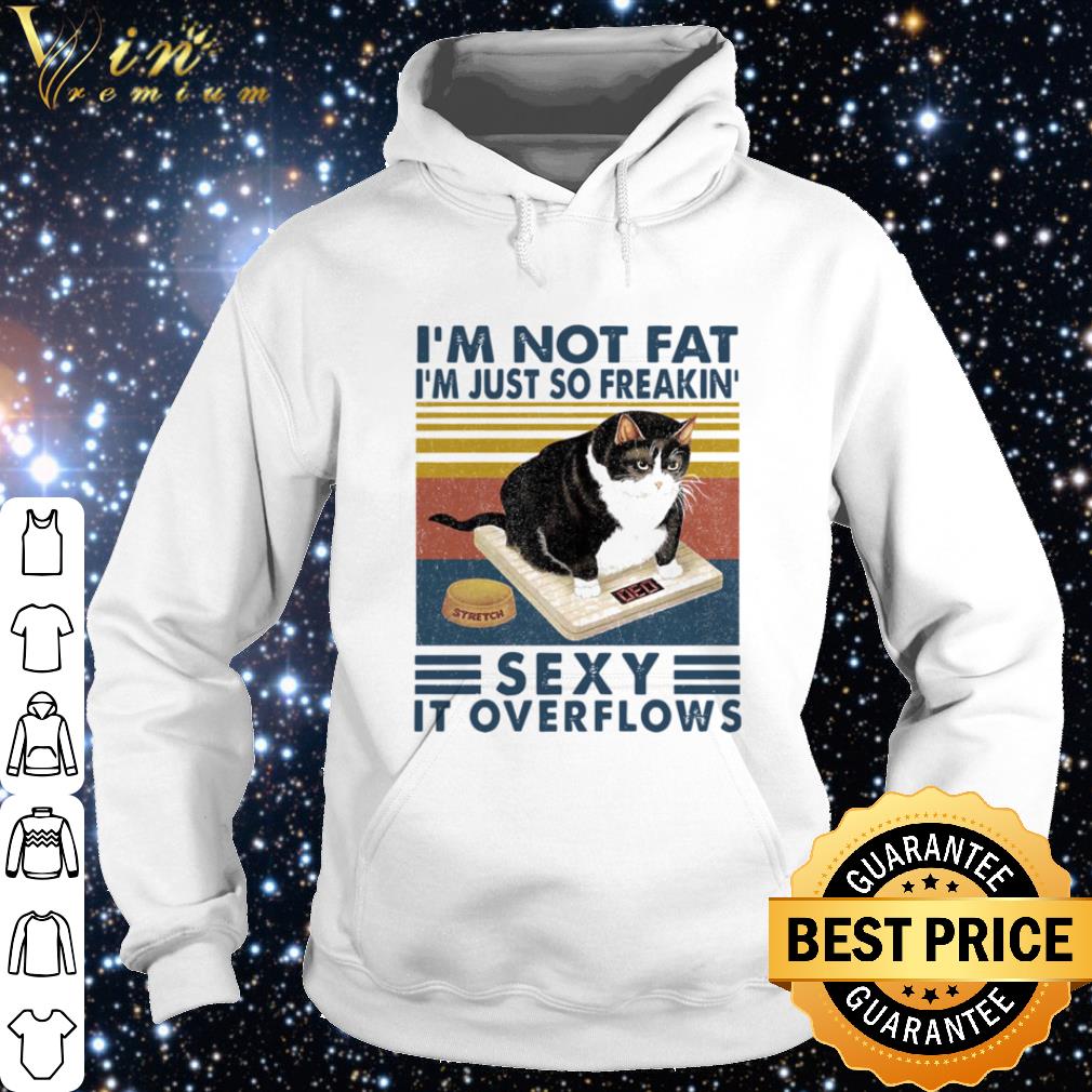 3a3cb7b6 best i m not fat i m just so freakin sexy it overflows cat vintage shirt 4 - Best I’m Not Fat I’m Just So Freakin’ Sexy It Overflows Cat Vintage shirt