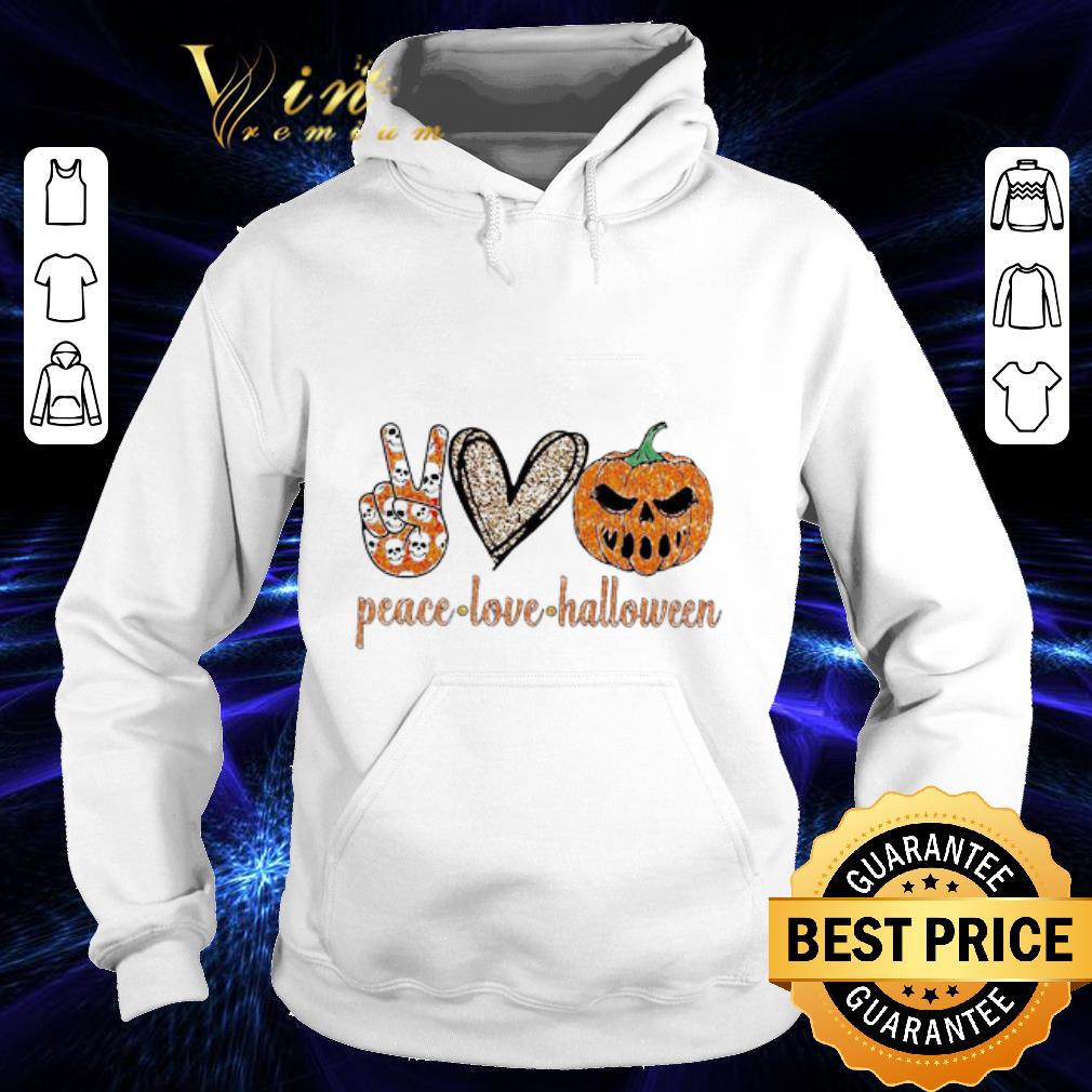 Peace love pumpkin Halloween shirt 55fcfba2 peace love pumpkin halloween shirt 4 - Peace love pumpkin Halloween shirt