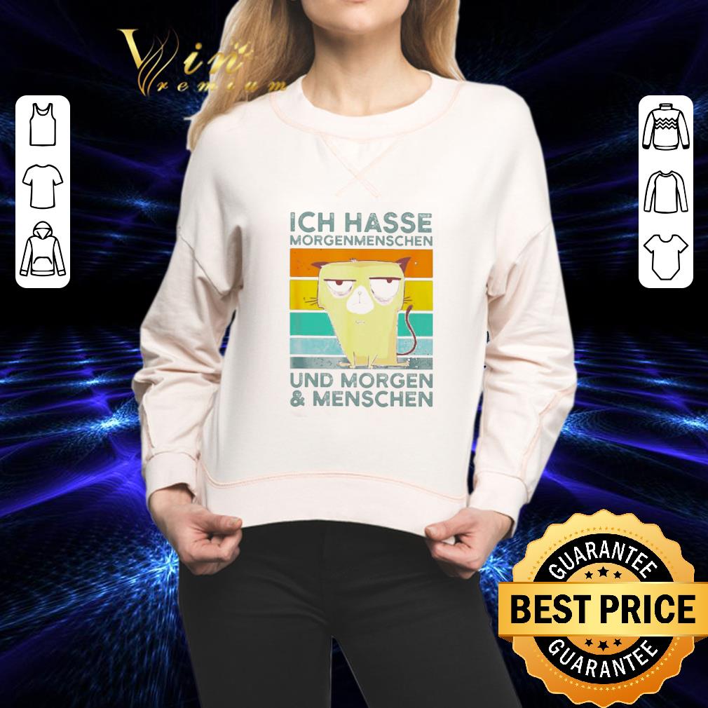 ICH Hasse morgenmenschen Und Morgen and Menschen vintage shirt