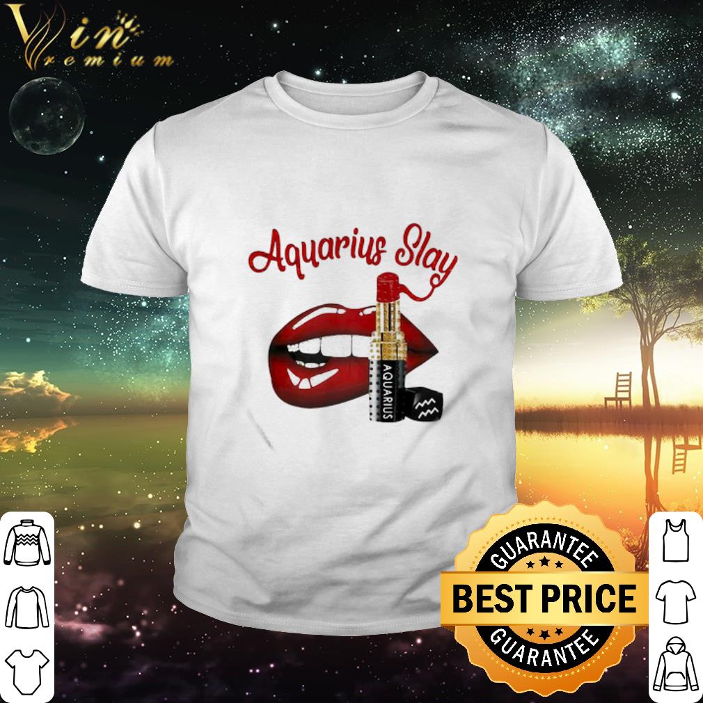 Cool Lips Aquarius Slay Lipstick shirt