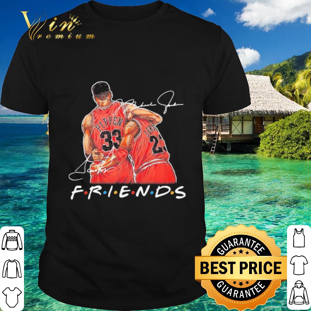 Nice Chicago Bull Michael Jordan And Scottie Pippen Friends Signatures shirt