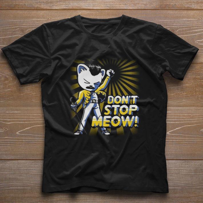 Awesome Freddie Mercury Don’t Stop Meow shirt