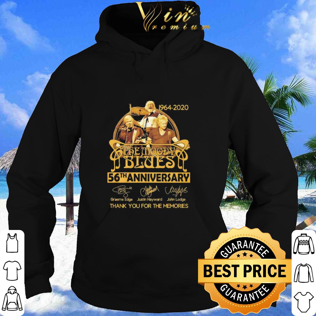 7501be76 1964 2020 the moody blues 56th anniversary thank you for the memories signatures shirt 4 - 1964 2020 The Moody Blues 56th anniversary thank You for the memories signatures shirt