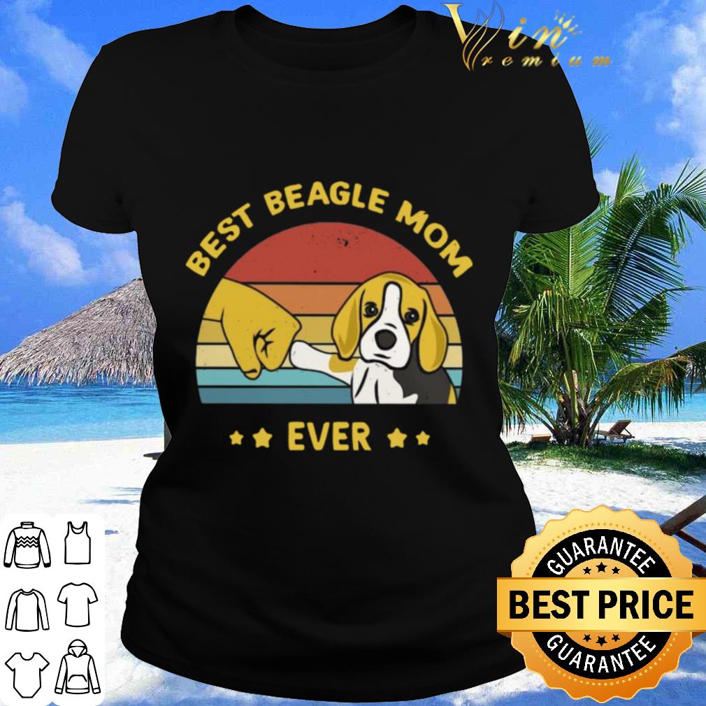 Best Beagle Mom Ever Retro Vintage shirt