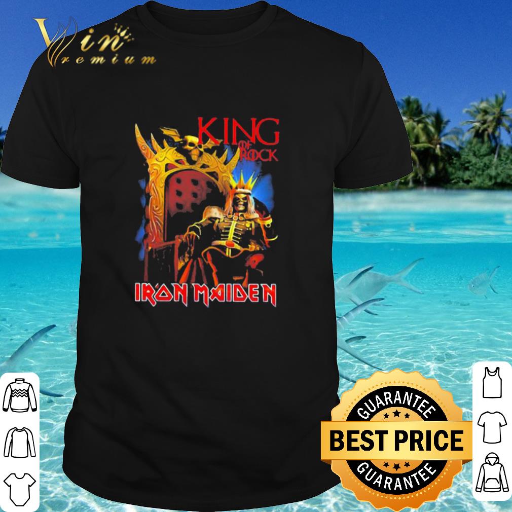 Cool Iron Maiden Band Eddie King Of Rock shirt