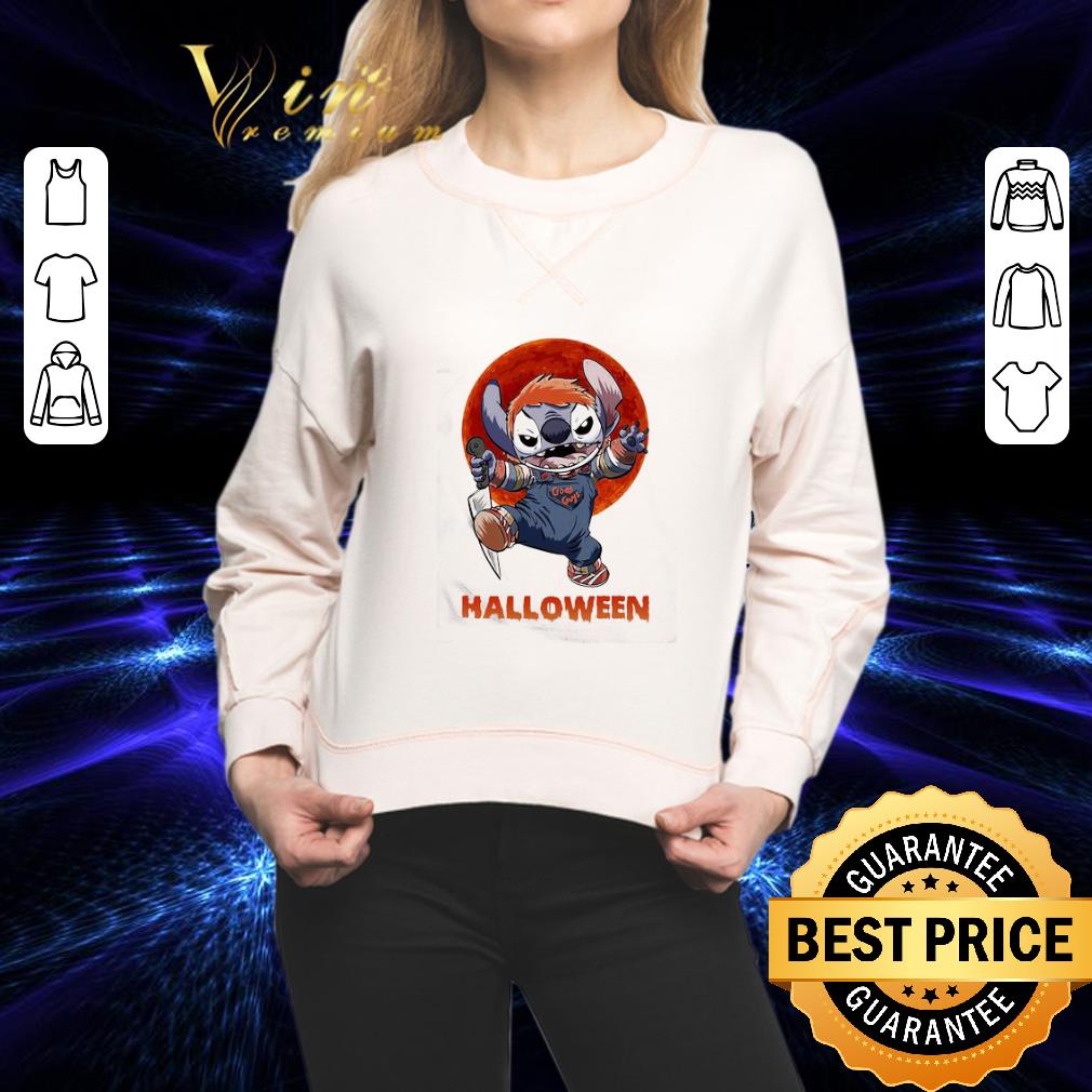 Halloween Stitch mashup Chucky Sunset shirt