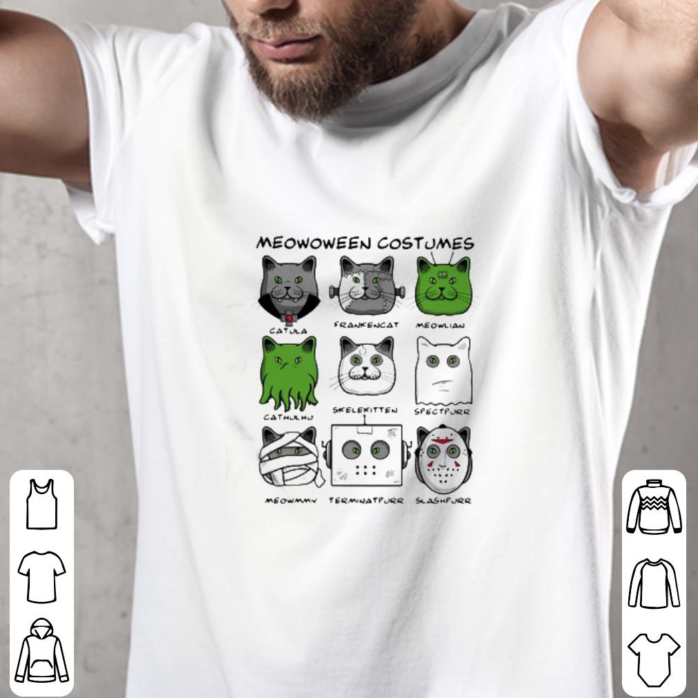 Meowoween Costumes Terminatpurr Spectpurr shirt