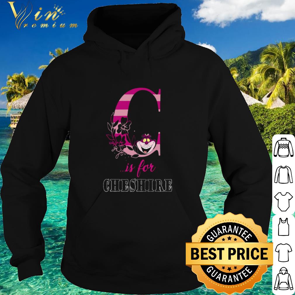 9b9defbc official cat is for cheshire flowers shirt 4 - Official Cat Is For Cheshire Flowers shirt