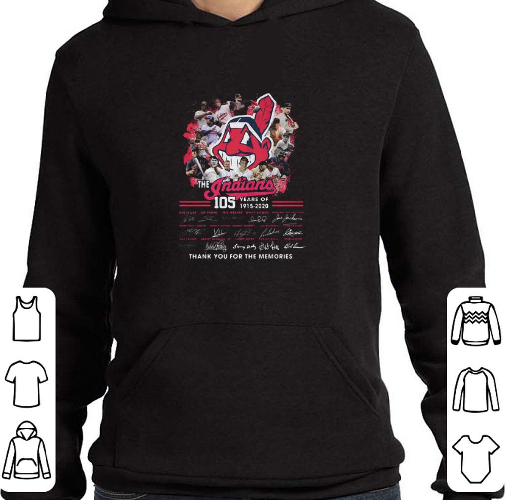 a31b7ac5 nice the cleveland indians 105 years of 1915 2020 thank you signatures shirt 4 - Nice The Cleveland Indians 105 Years Of 1915-2020 Thank You Signatures shirt