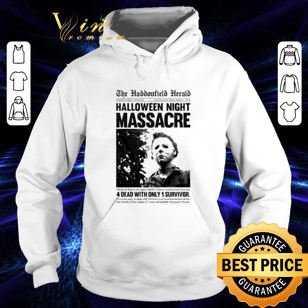 Michael Myers The Haddonfield Herald Halloween Night Massacre shirt af185242 michael myers the haddonfield herald halloween night massacre shirt 4 - Michael Myers The Haddonfield Herald Halloween Night Massacre shirt