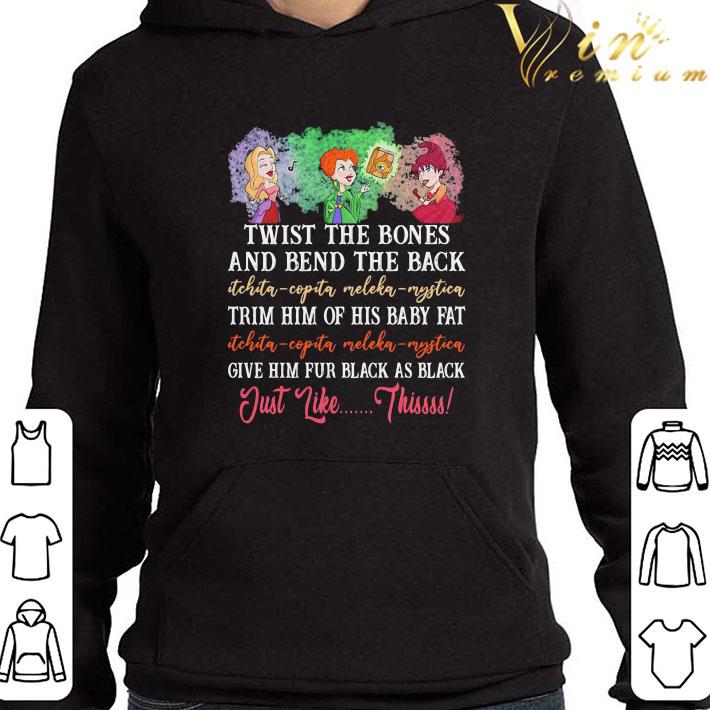 c1309aae hocus pocus twist the bones and bend the back halloween shirt 4 - Hocus Pocus Twist The Bones And Bend The Back Halloween shirt