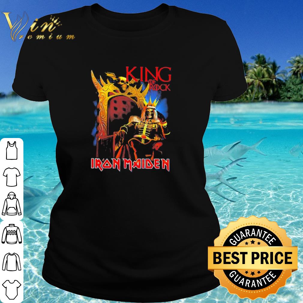 Cool Iron Maiden Band Eddie King Of Rock shirt