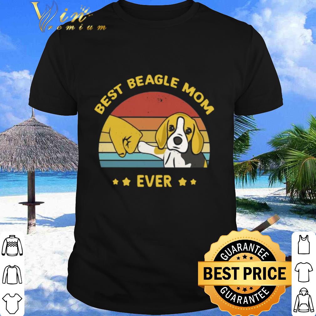 Best Beagle Mom Ever Retro Vintage shirt
