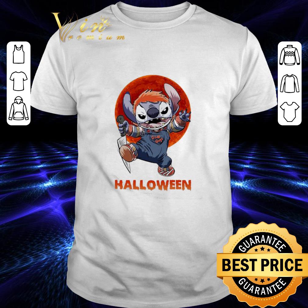 Halloween Stitch mashup Chucky Sunset shirt