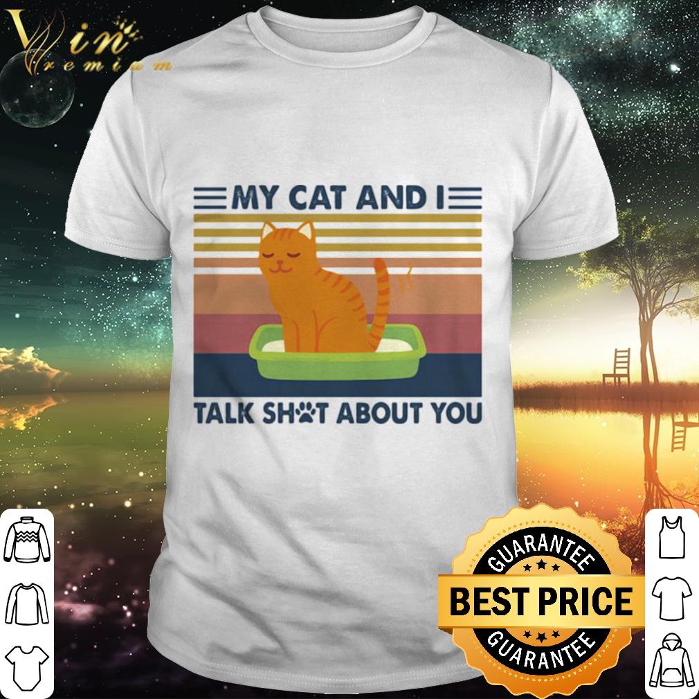 Original Cat beer i hate people vintage retro shirt