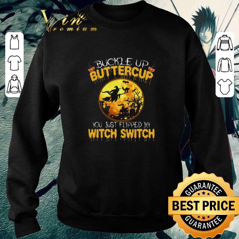 0cfb9a3e funny halloween buckle up buttercup you just flipped my witch switch shirt 4 - Funny Halloween Buckle Up Buttercup You Just Flipped My Witch Switch shirt