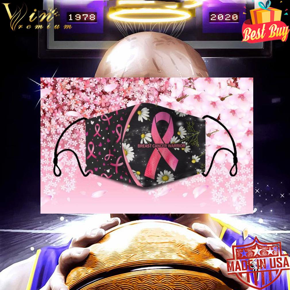 21a72dec breast cancer warrior daisy flower face mask 4 - Breast Cancer Warrior Daisy Flower face mask