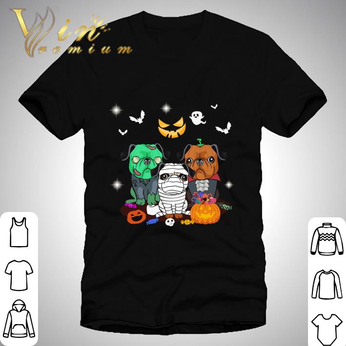 A woman cannot survive on books alone she also need Pug halloween shirt