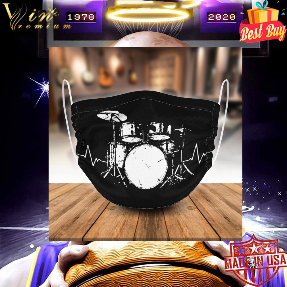 Drum set heartbeat face mask 2f58d8bd drum set heartbeat face mask 4 - Drum set heartbeat face mask