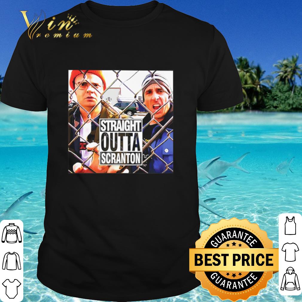Official Michael and Dwight straight outta Scranton city shirt