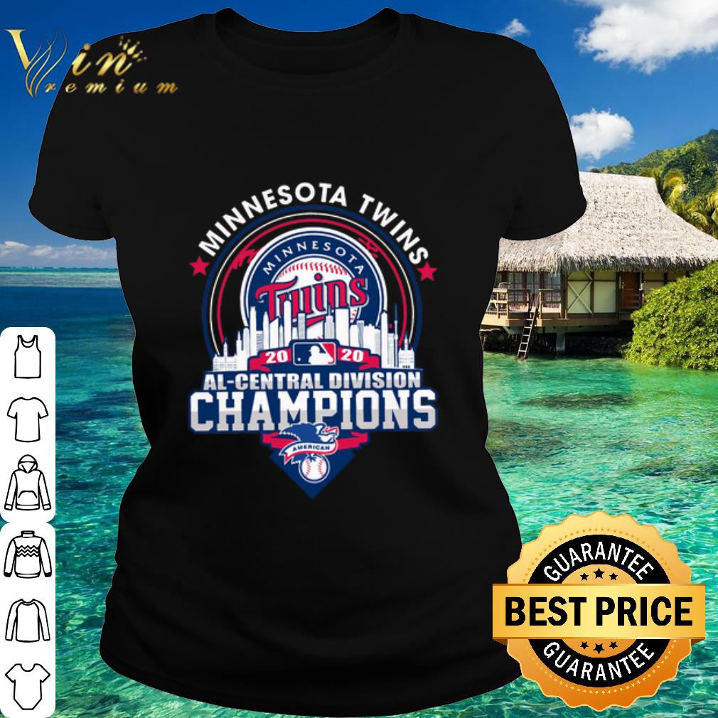 Official Minnesota Twins al central division champions 2020 shirt
