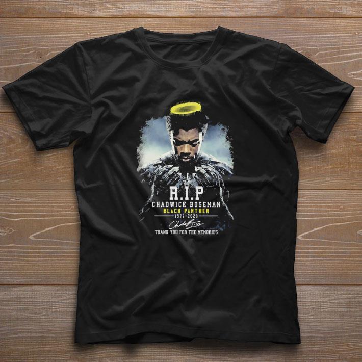 Awesome Rip Chadwick boseman Black Panther signature shirt