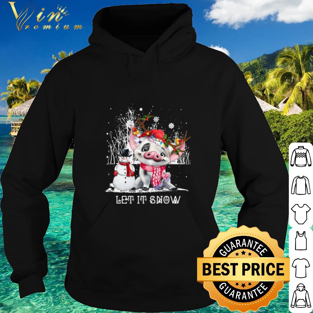 Cool Pig And Snowman Let It Snow Christmas shirt 420a539a cool pig and snowman let it snow christmas shirt 4 - Cool Pig And Snowman Let It Snow Christmas shirt