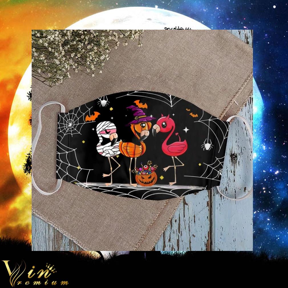 Flamingos In Halloween Costume face mask 553afa98 flamingos in halloween costume face mask 4 - Flamingos In Halloween Costume face mask