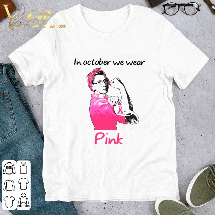 RIP Ruth Bader Ginsburg speak your mind even if your voice shakes shirt