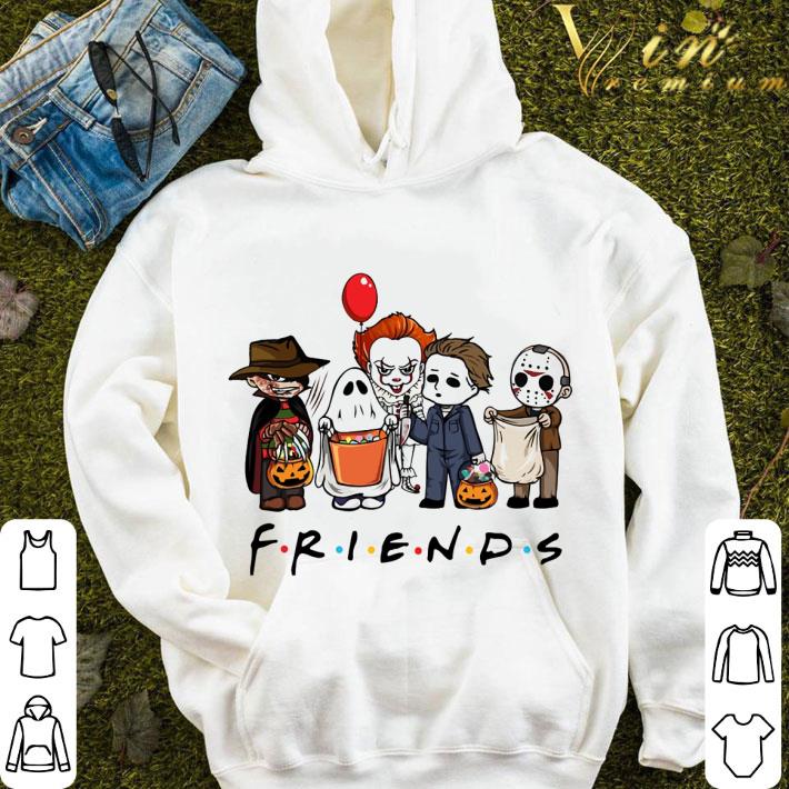 589d8bf0 friends mashup horror characters halloween shirt 4 - Friends mashup horror characters halloween shirt