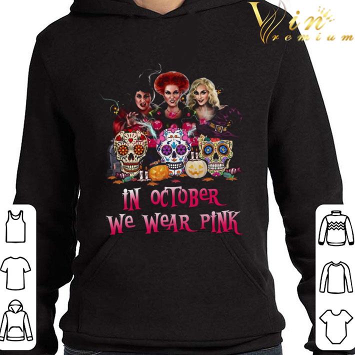 5c3ad3a7 hocus pocus skulls tattoos in october we wear pink halloween shirt 4 - Hocus Pocus Skulls Tattoos In October We Wear Pink Halloween shirt