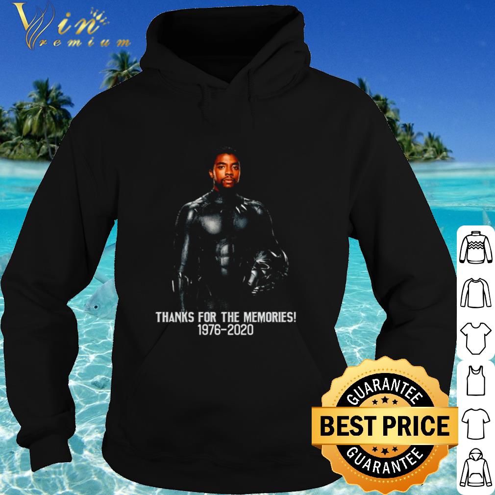 60cf9e3e best chadwick boseman black panther thank you for the memories 1976 2020 shirt 4 - Best Chadwick Boseman Black Panther thank you for the memories 1976-2020 shirt