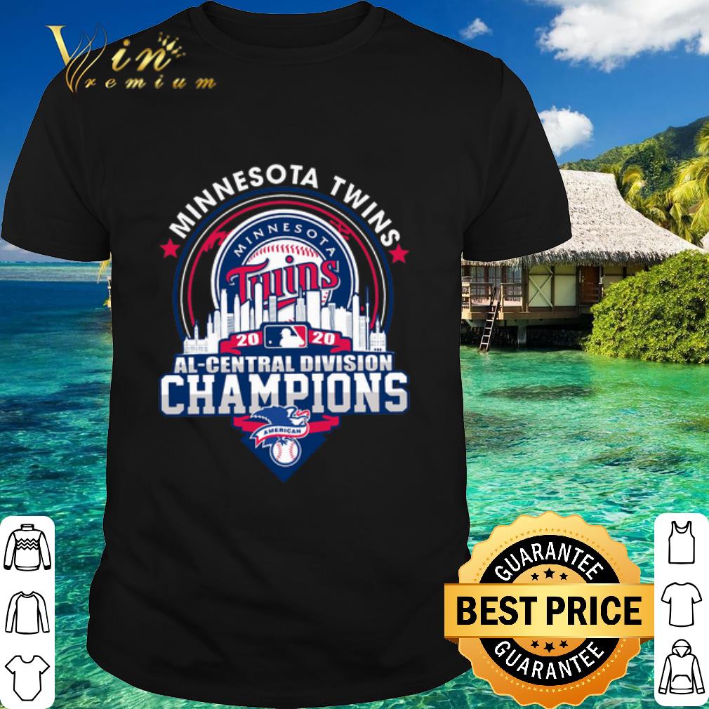 Official Minnesota Twins al central division champions 2020 shirt