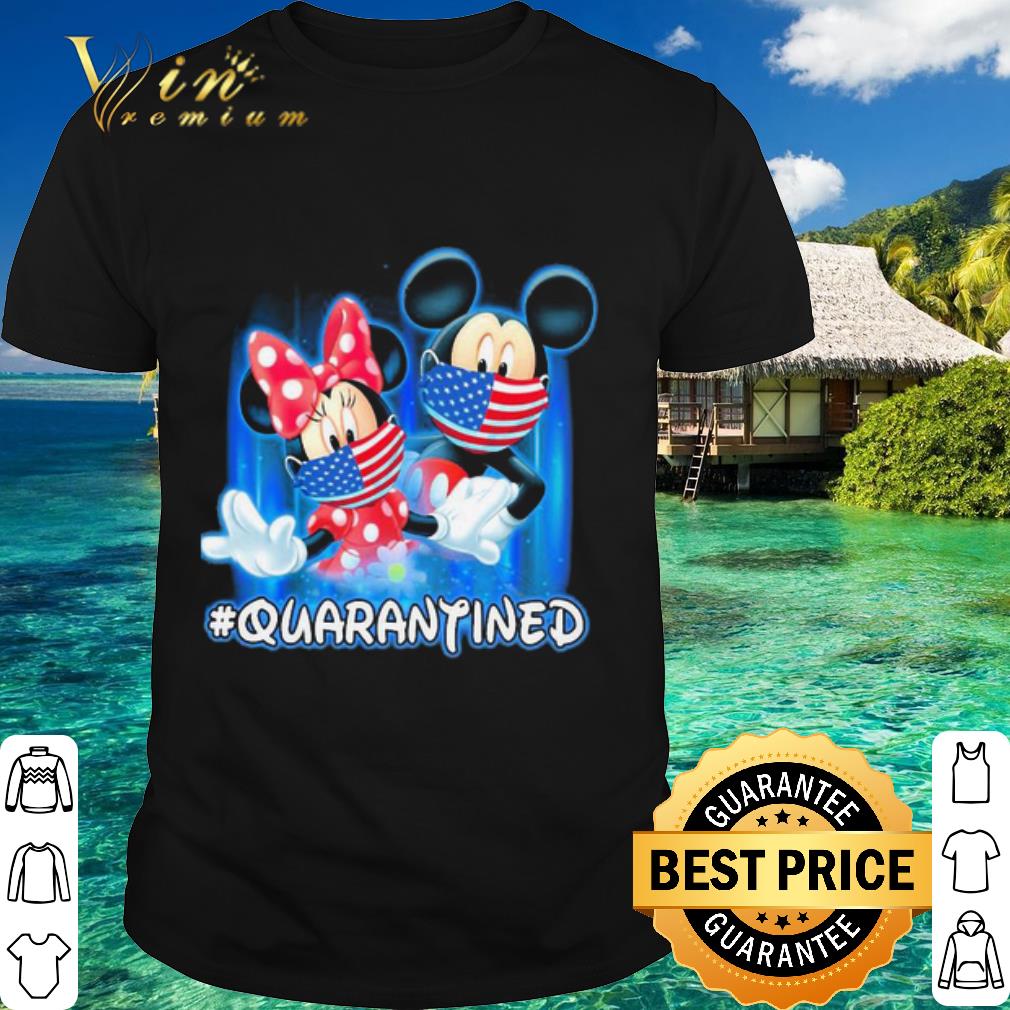 Cool Mickey Mouse & Minnie Mouse face mask #Quaranrined shirt