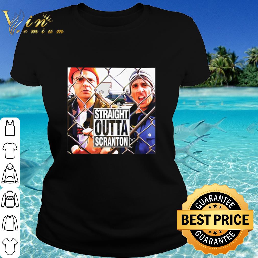 Official Michael and Dwight straight outta Scranton city shirt