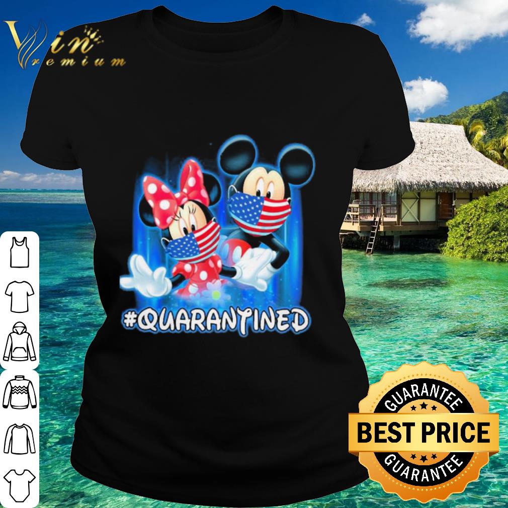 Cool Mickey Mouse & Minnie Mouse face mask #Quaranrined shirt