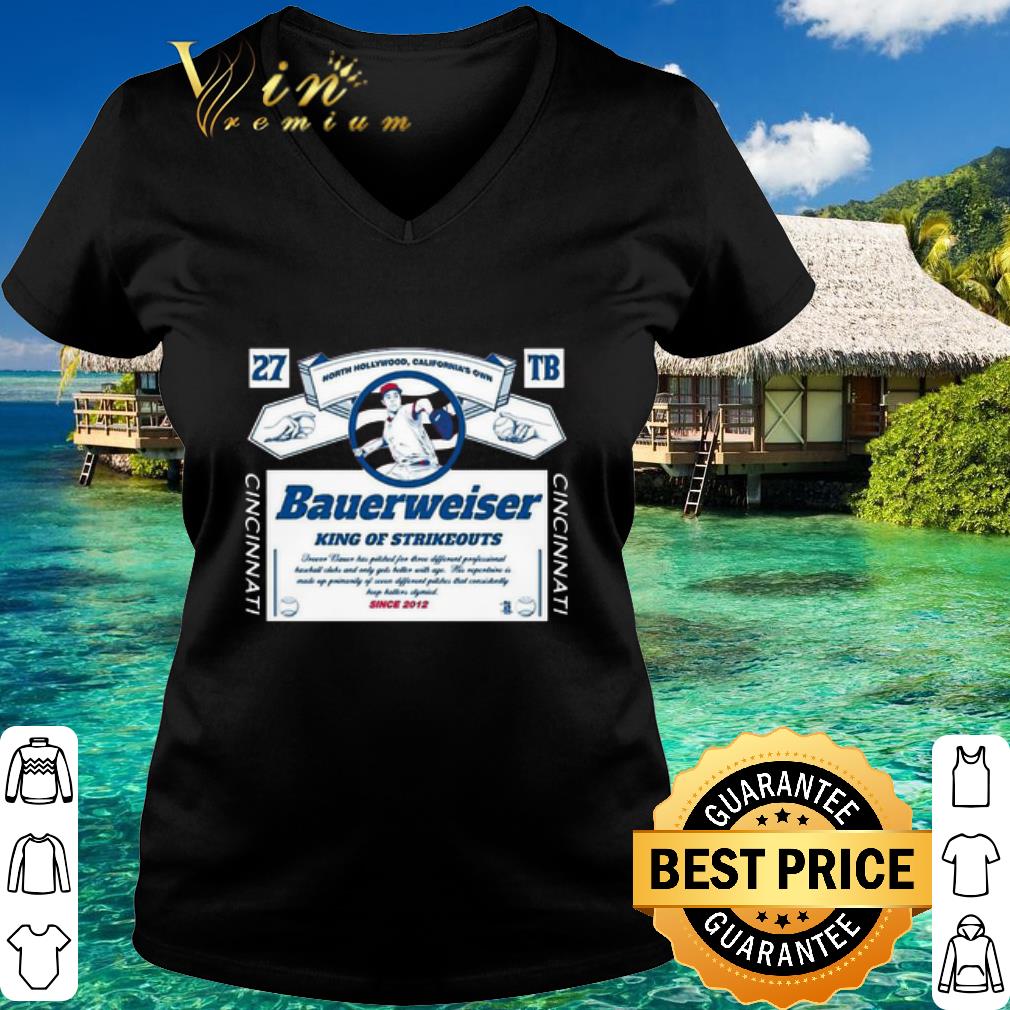 Official Bauerweiser Trevor Bauer Official Mlbpa shirt Official Bauerweiser Trevor Bauer Official Mlbpa shirt