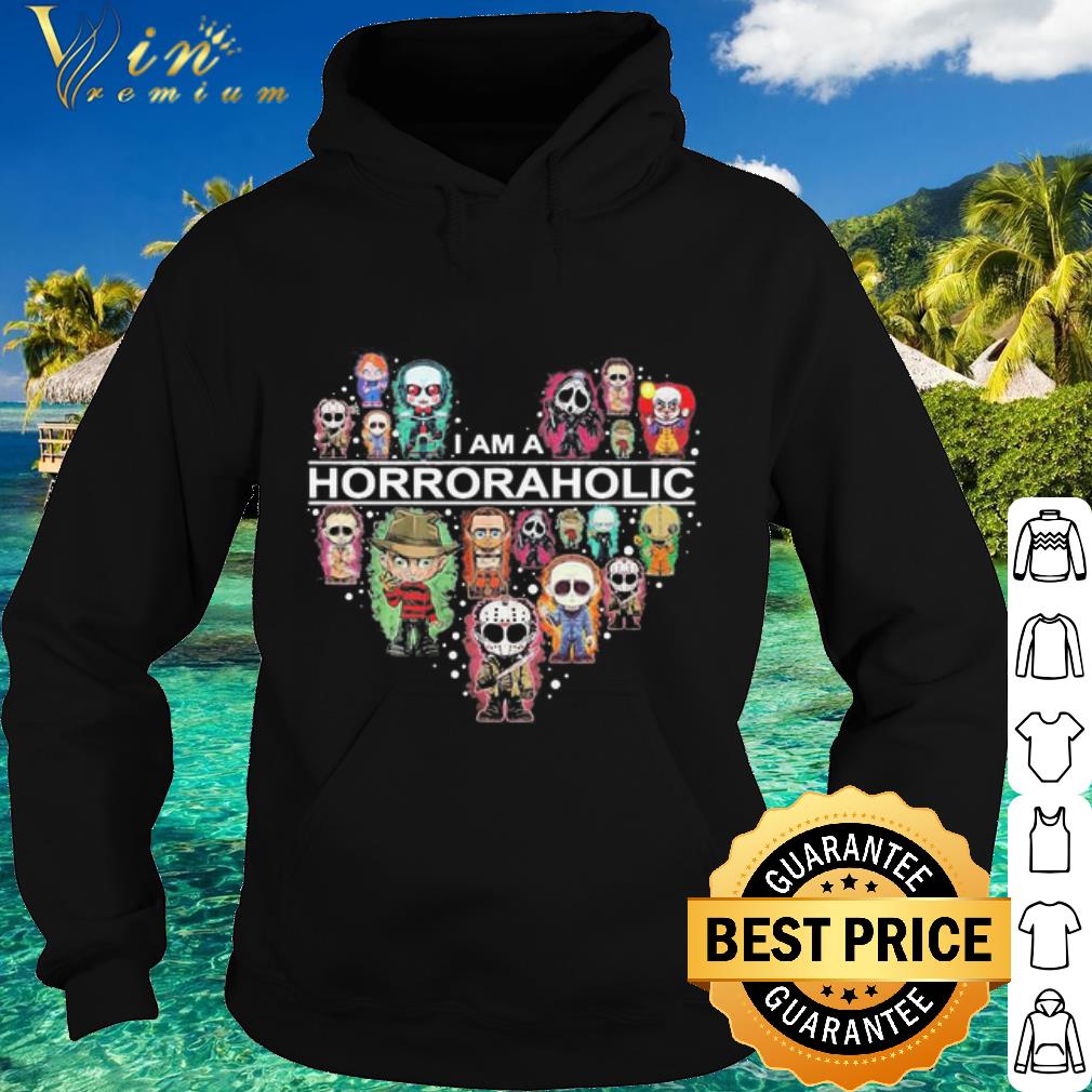 Pretty I am a HorrorAholic Horror chibi character Heart shirt 85ca6780 pretty i am a horroraholic horror chibi character heart shirt 4 - Pretty I am a HorrorAholic Horror chibi character Heart shirt